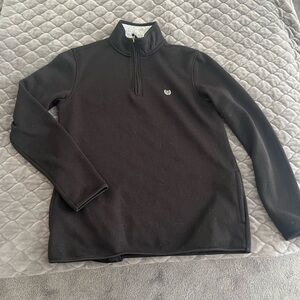 Chaps Men's Black Zip-Up Sweater